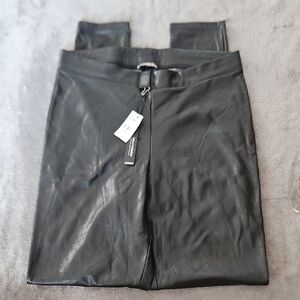 Express Black Vegan Leather Pants